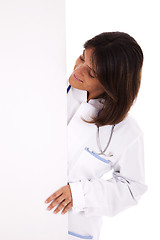 Image showing Friendly female doctor