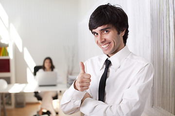 Image showing Businessman at the office