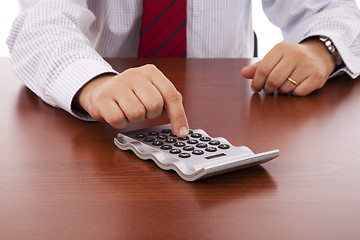 Image showing Accountant businessman