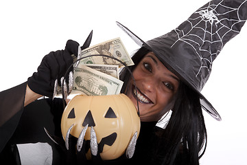 Image showing Halloween money