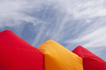 Image showing colorful tents