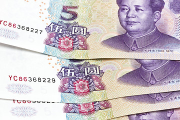 Image showing Background of chinese money