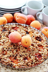 Image showing apricot tart