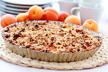 Image showing apricot tart