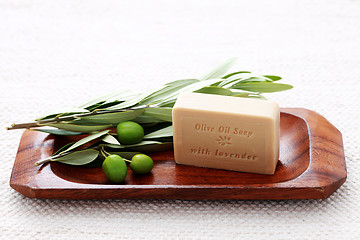 Image showing olive oil soap