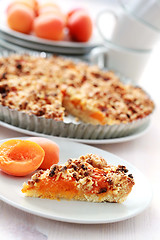 Image showing apricot tart