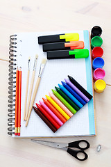 Image showing school supplies