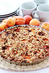 Image showing apricot tart