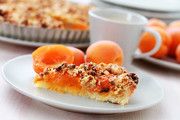 Image showing apricot tart