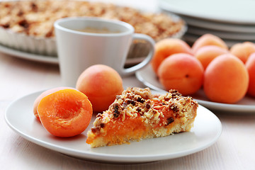 Image showing apricot tart