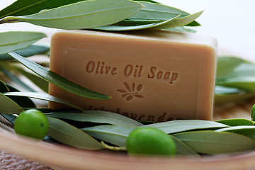 Image showing olive oil soap