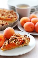 Image showing apricot tart