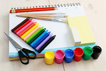 Image showing school supplies