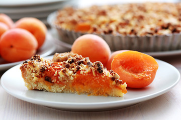 Image showing apricot tart