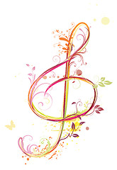 Image showing Treble clef