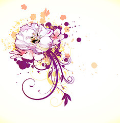 Image showing  Floral Decorative background