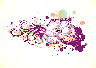 Image showing Floral Decorative background