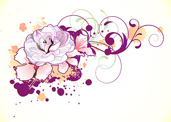 Image showing Floral Decorative background