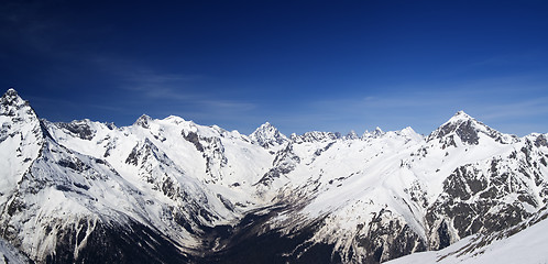 Image showing Mountain panorama