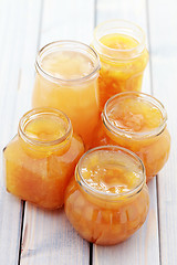 Image showing yellow fruits jam