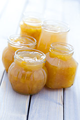 Image showing yellow fruits jam