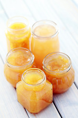 Image showing yellow fruits jam