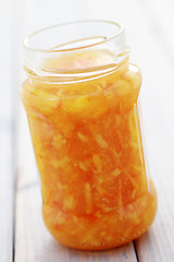 Image showing orange jam