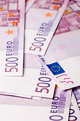 Image showing euro banknotes