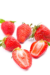 Image showing fresh strawberries