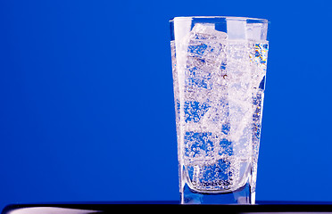 Image showing glass with iced water