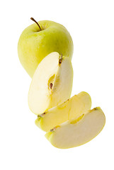 Image showing Chopped apple