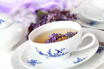 Image showing Lavender tea