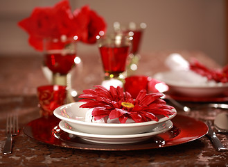 Image showing Luxury place setting