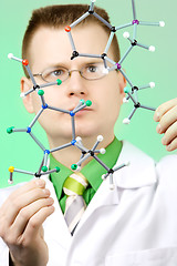 Image showing young chemist