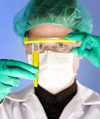 Image showing chemist at work