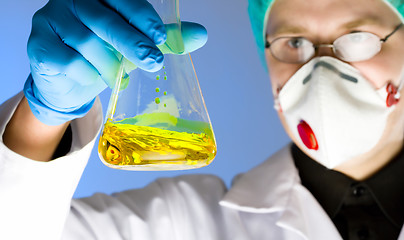 Image showing chemist at work