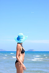 Image showing Sexy bikini model