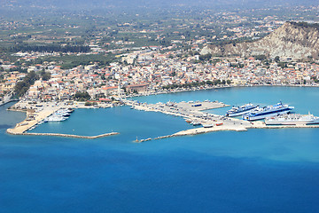 Image showing Overview on Zakynthos island