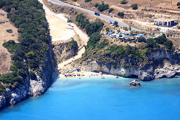 Image showing Overview on Zakynthos island