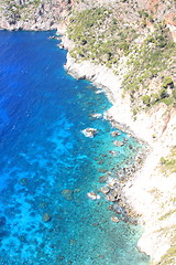 Image showing Cliffs on Zakynthos island