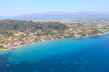 Image showing Overview on Zakynthos island