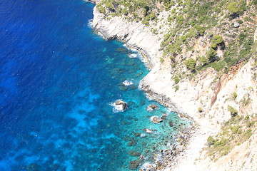 Image showing Cliffs on Zakynthos island