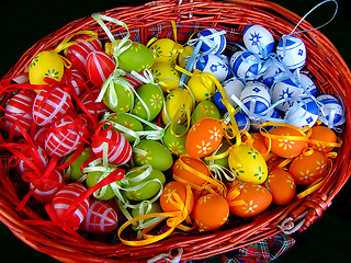 Image showing Easter eggs