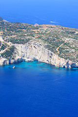 Image showing Overview on Zakynthos island