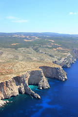 Image showing Overview on Zakynthos island