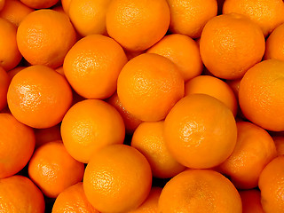 Image showing Pile of oranges