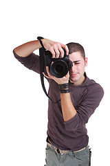 Image showing Portrait of male photographer 