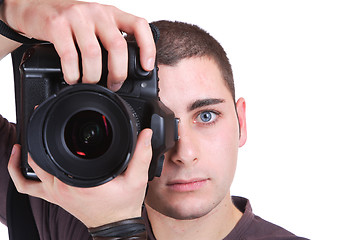 Image showing Portrait of male photographer 