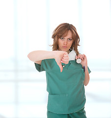 Image showing doctor with stethoscope