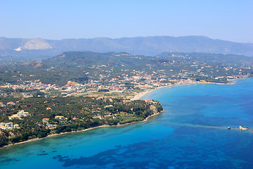 Image showing Overview on Zakynthos island